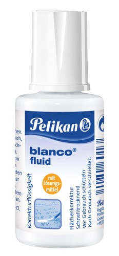 Korrekturfluid 20ml blanco - ,